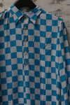 Archivio J.M.Ribot shirt SH01/RB blue grid
